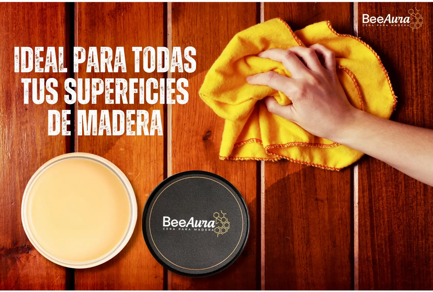 BeeAura™ Cera Restauradora Premium de Grado Alimenticio