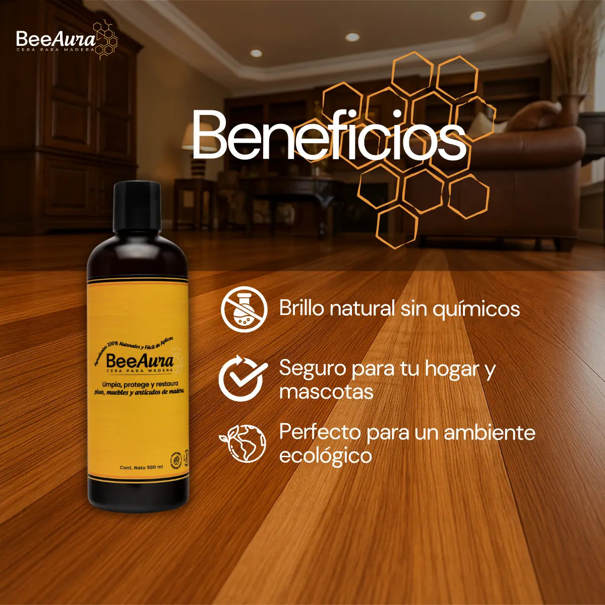 BeeAura™ Cera Liquida Premium de Grado Alimenticio