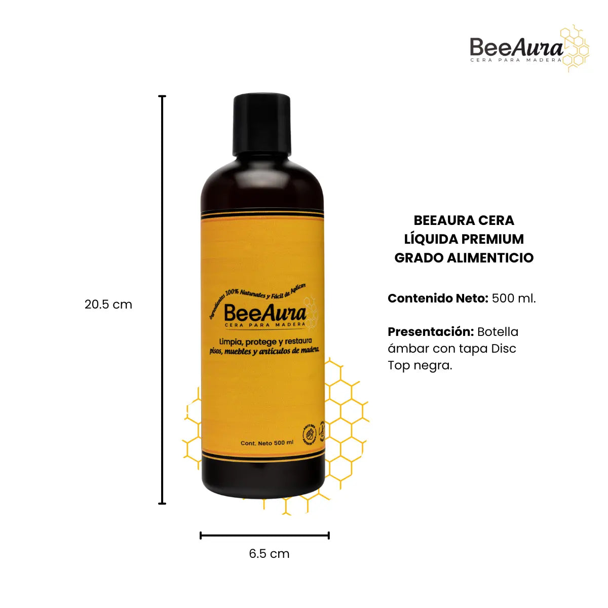 BeeAura™ Cera Liquida Premium de Grado Alimenticio