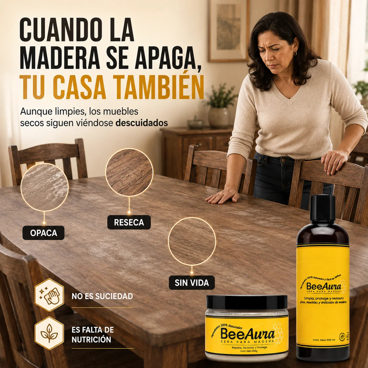 Kit BeeAura Premium | Brillo Total en tu Madera