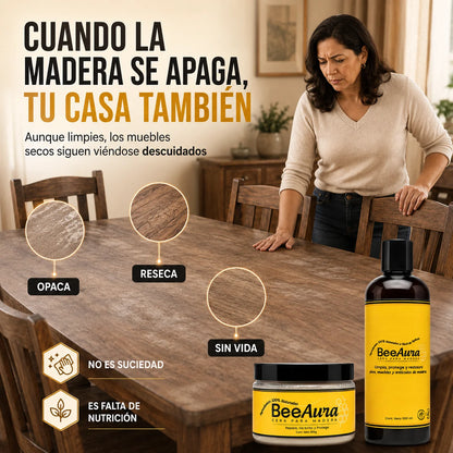 Kit BeeAura Premium | Brillo Total en tu Madera