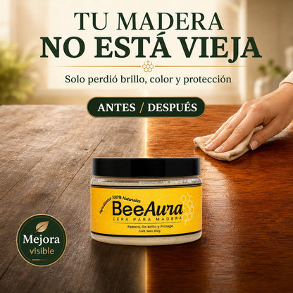 BeeAura™ Cera Restauradora Premium de Grado Alimenticio