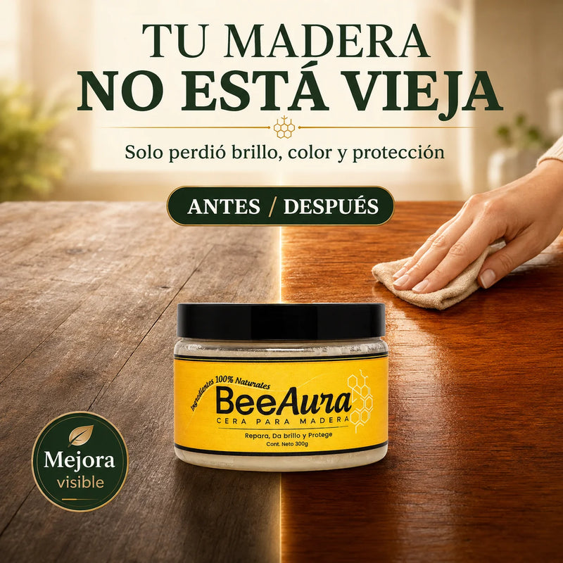 BeeAura™ Cera Restauradora Premium de Grado Alimenticio