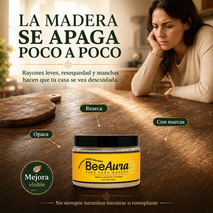 BeeAura™ Cera Restauradora Premium de Grado Alimenticio