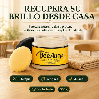 BeeAura™ Cera Restauradora Premium de Grado Alimenticio